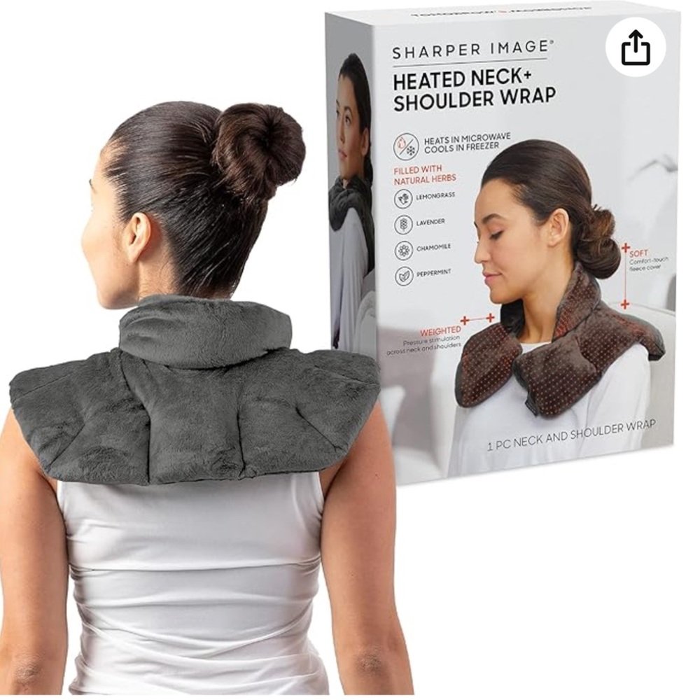 Sharper Image Heated Neck and Shoulder Wrap